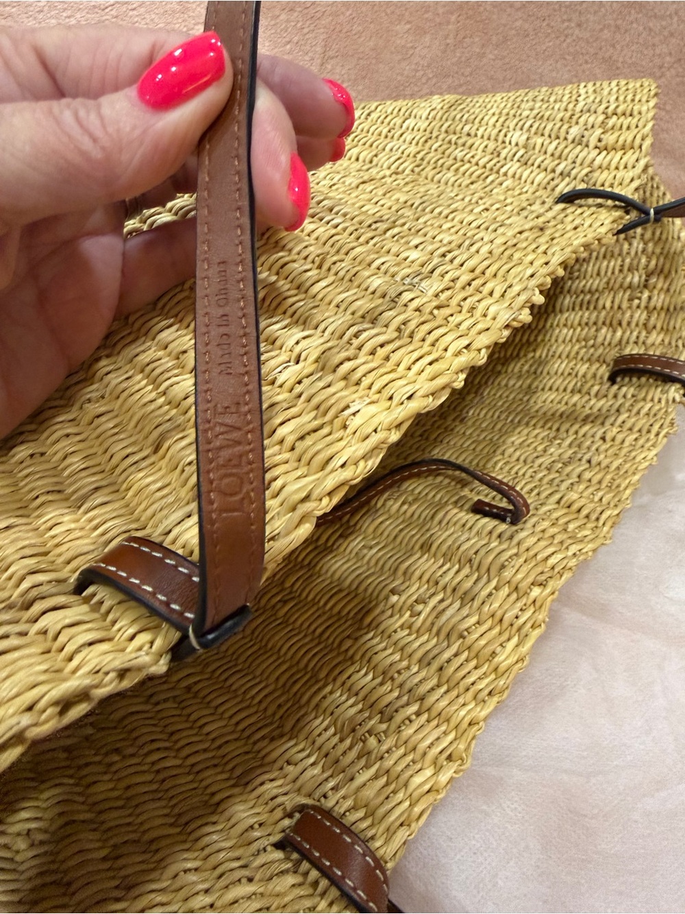 Loewe Shell Paula’s Ibiza Collection Woven Basket Bag Tote - Picture 5 of 12